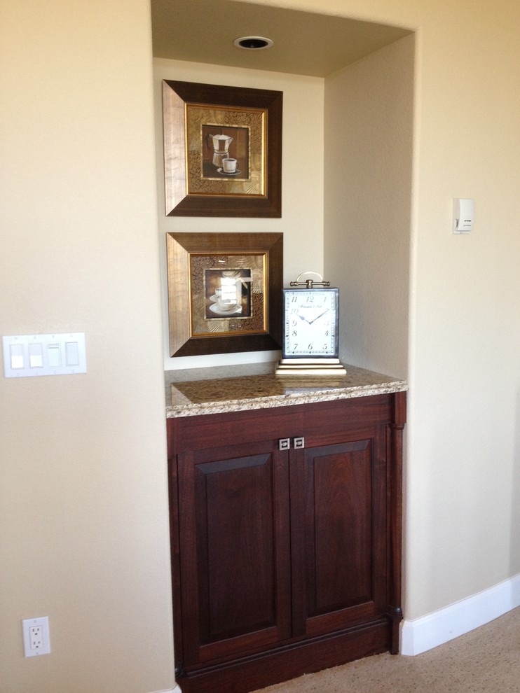 Transitional home design photo in Denver