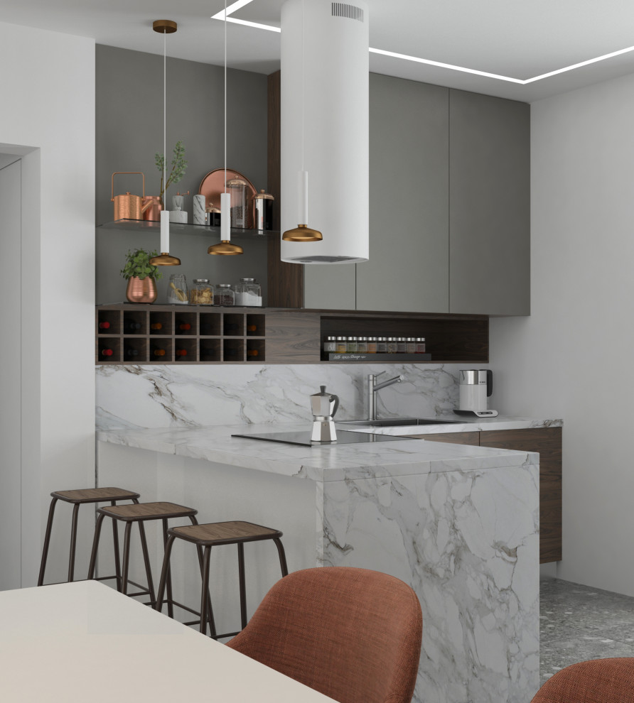 Дизайн проект интерьера таунхауса в Сочи.