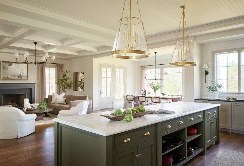 Kitchen - country kitchen idea in Baltimore