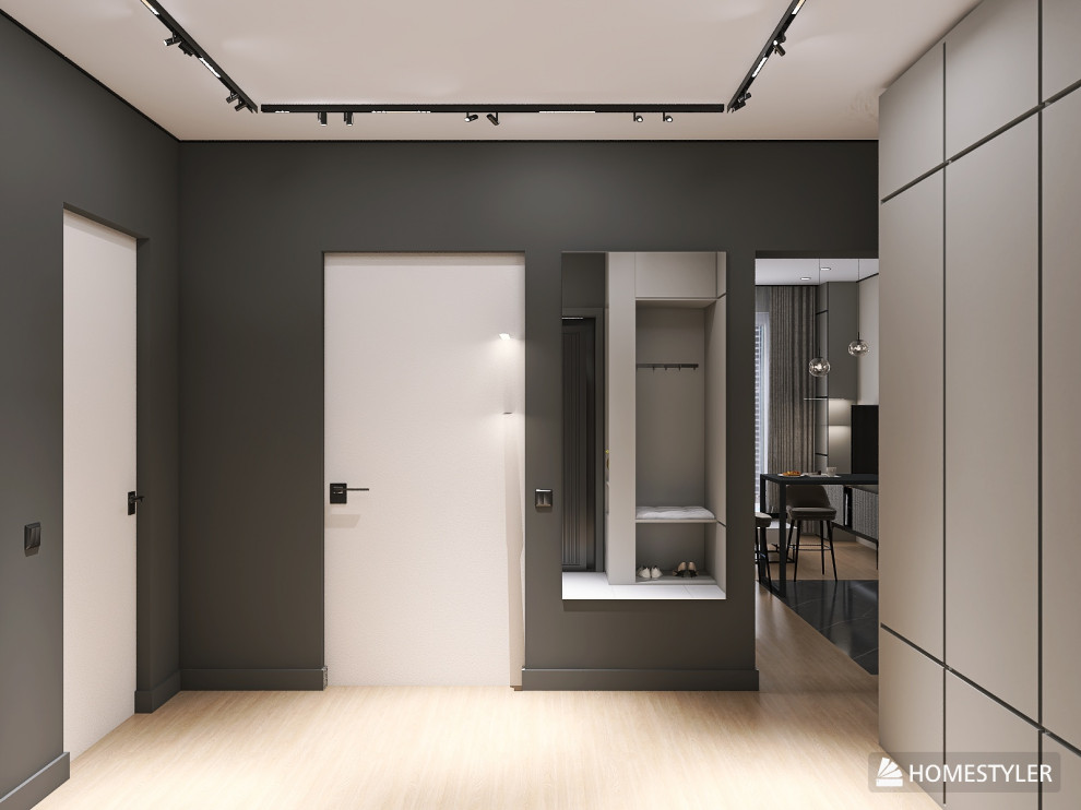 Проект 2-комнатной квартиры для молодого человека