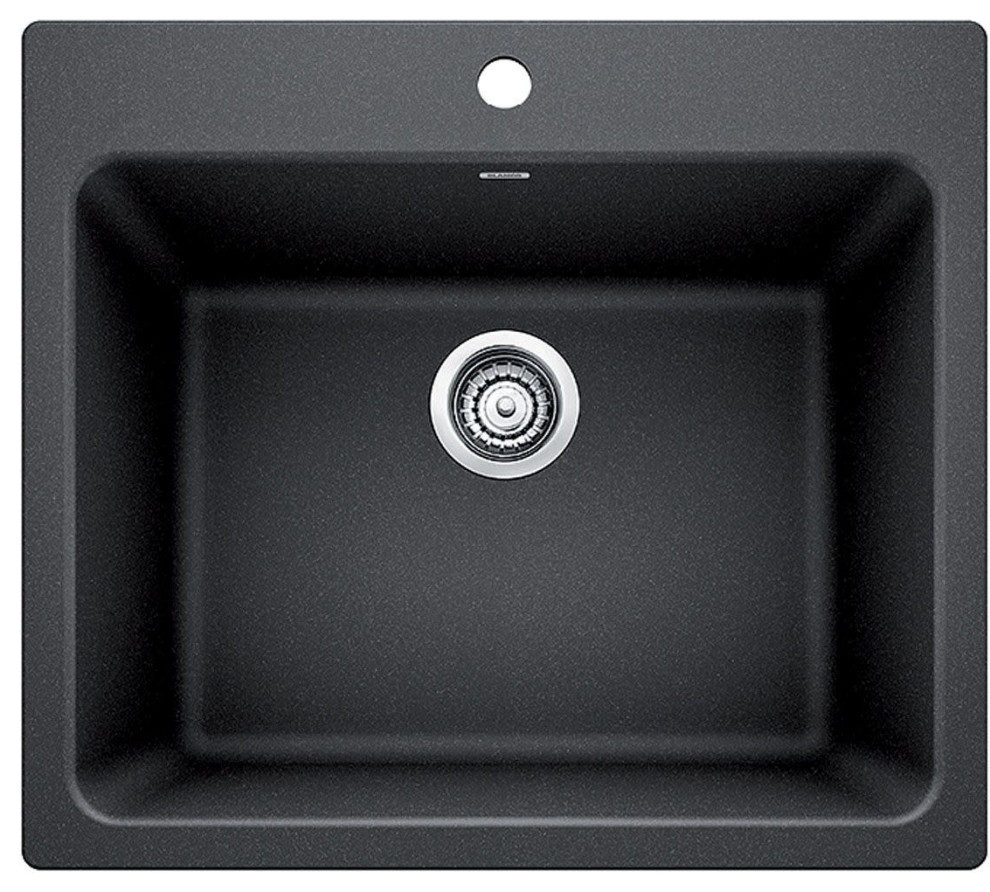 Blanco Liven 25" Dual Mount Single Basin SILGRANIT Laundry Sink 401920