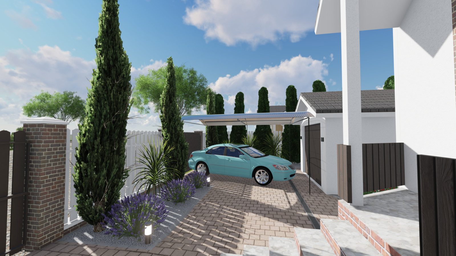 Ландшафтный дизайн в Гостагаевской