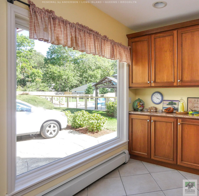 Large Picture Window in Fabulous Kitchen Renewal by Andersen Long