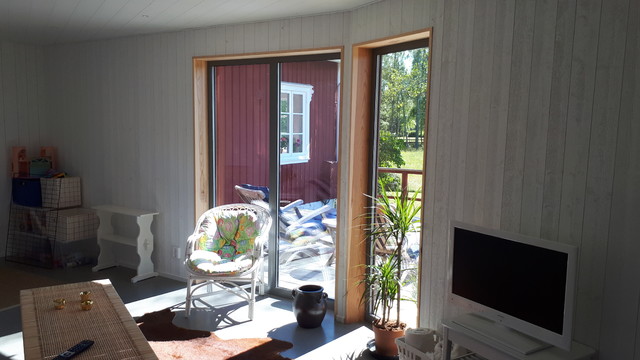 Fasta glaspartier i aluminium - VILENTA campagne-salon