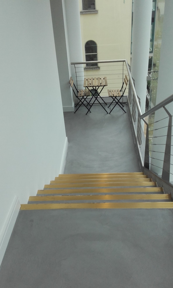 This is an example of a modern staircase in Dublin.