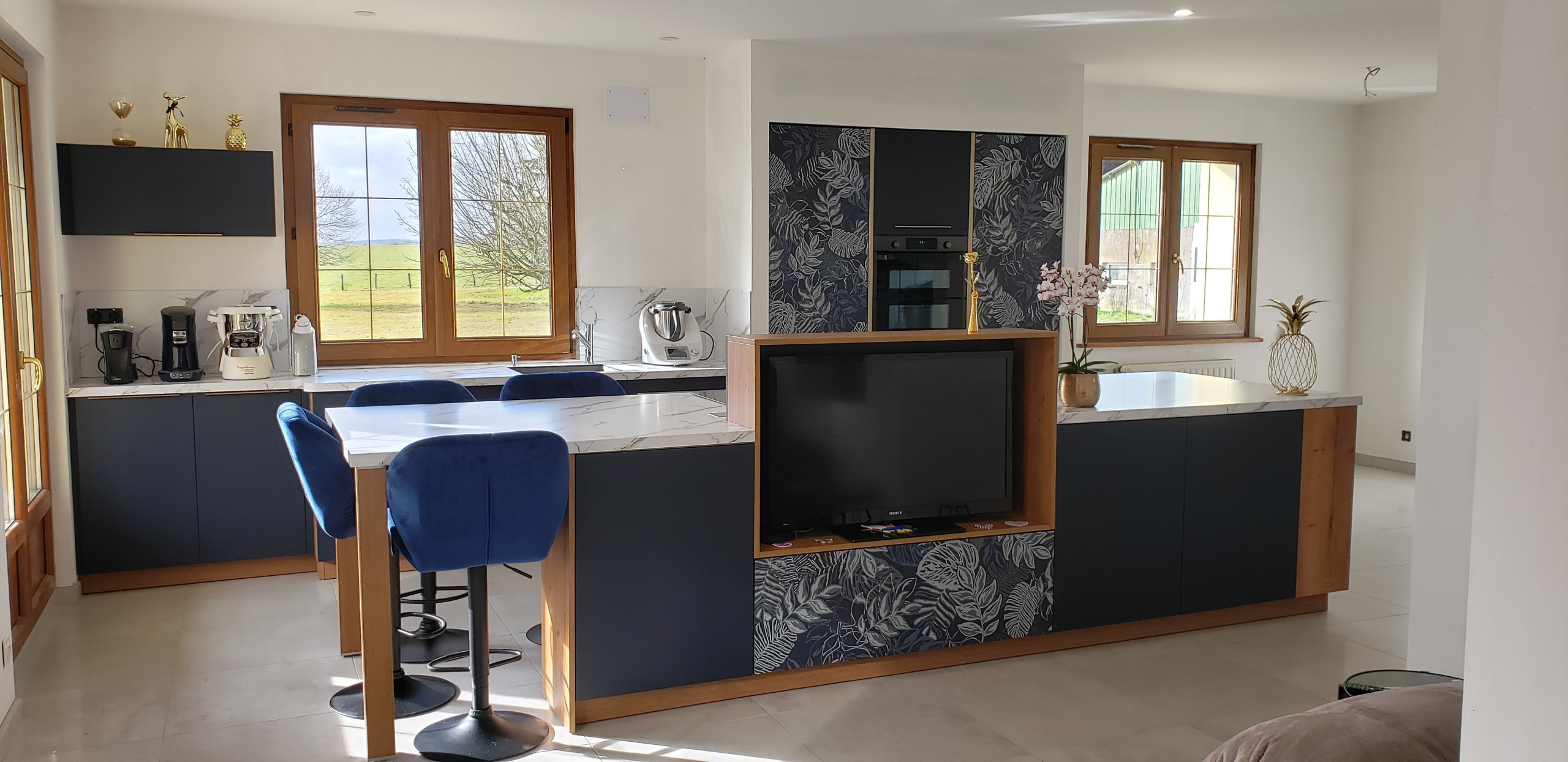 Une cuisine style art déco avec la nouvelle collection 2021 de SCHMIDT
