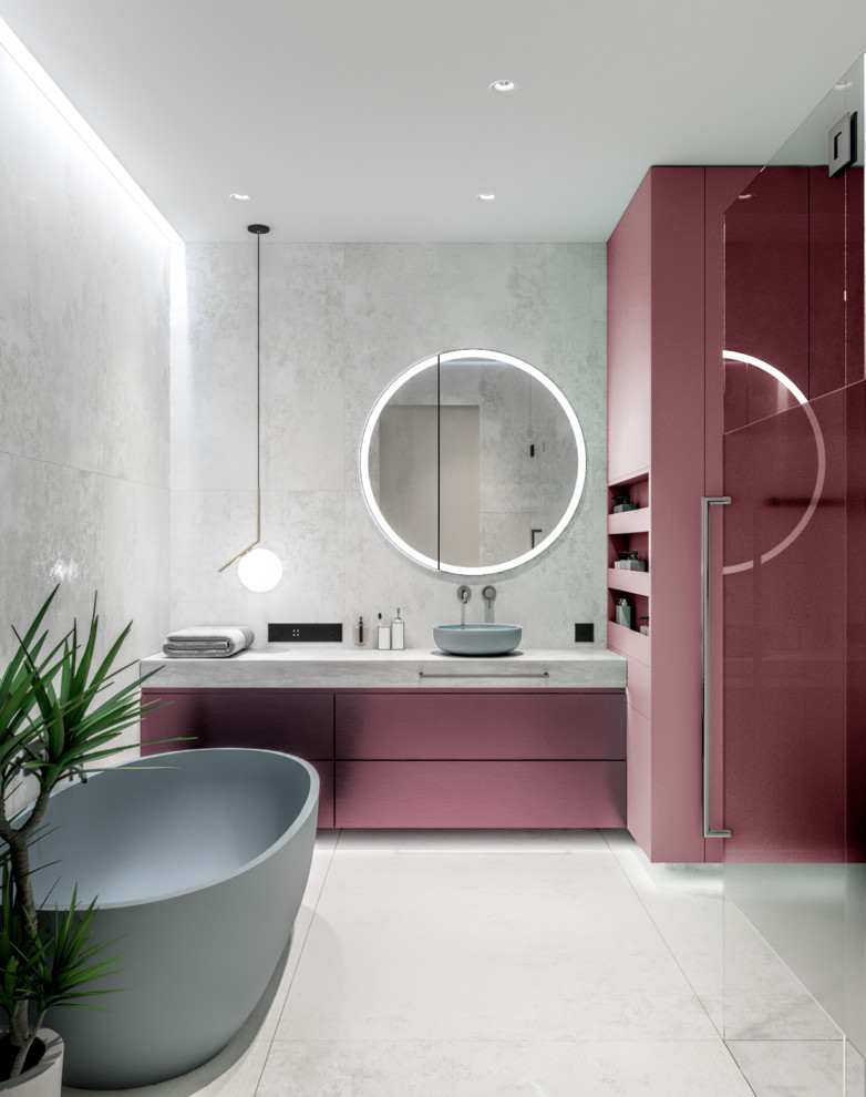 Визуализация хозяйской ванной комнаты