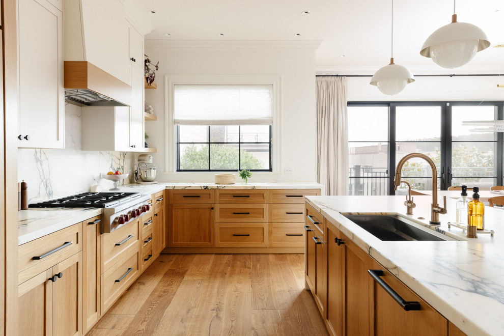 Inspiration for a transitional home design remodel in San Francisco