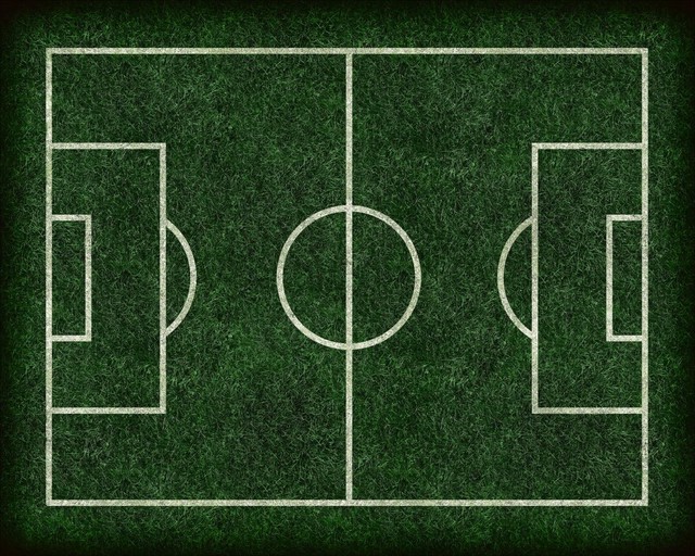 Football / Soccer Field - Peel and Stick Removable Graphic ...