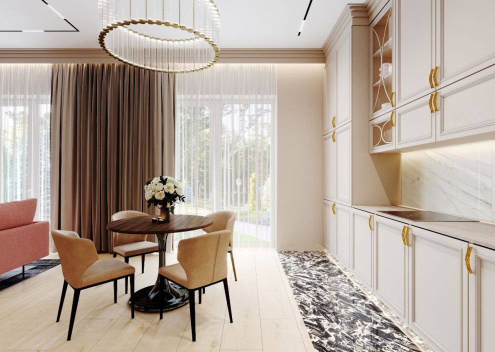 Изысканность загородного дома в смешанном стиле Ар Деко и Американской классики