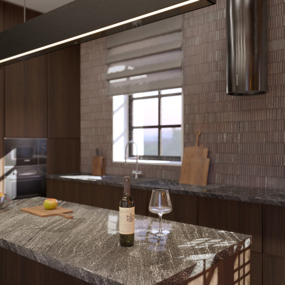 Проект кухни в современном стиле