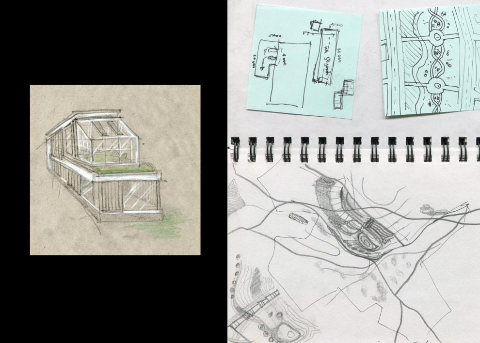 Разработка генплана восстановления села в виде экологического поселения