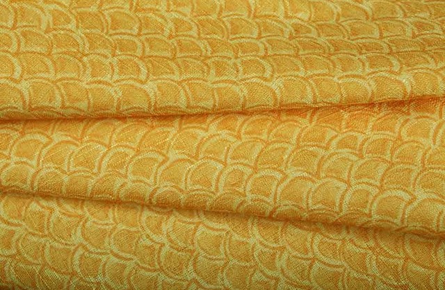 Island Safari Fabric in Coin Yellow