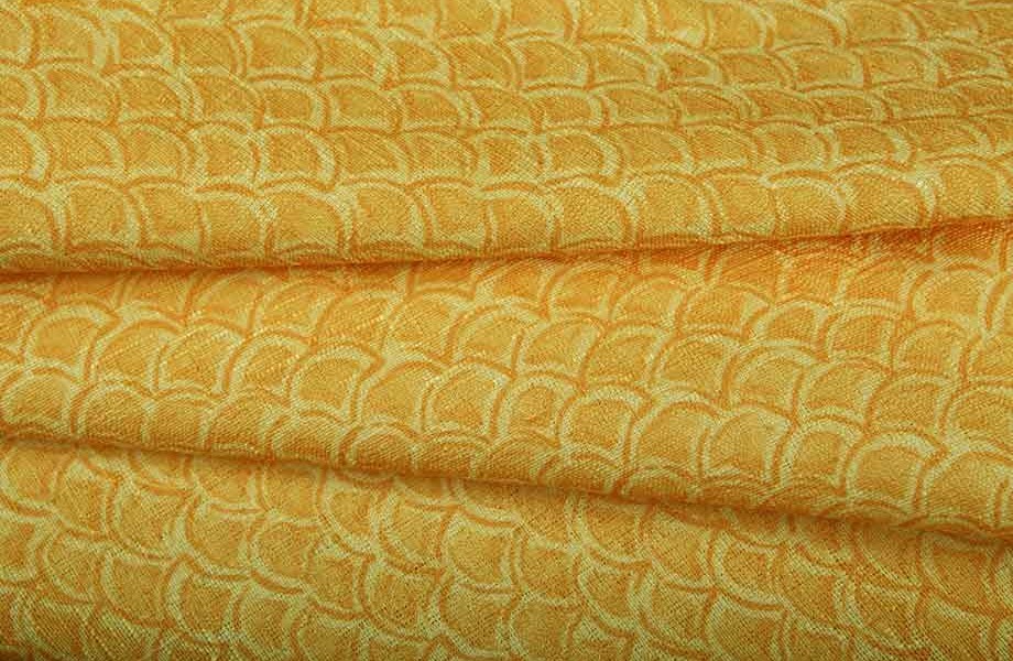 Island Safari Fabric in Coin Yellow