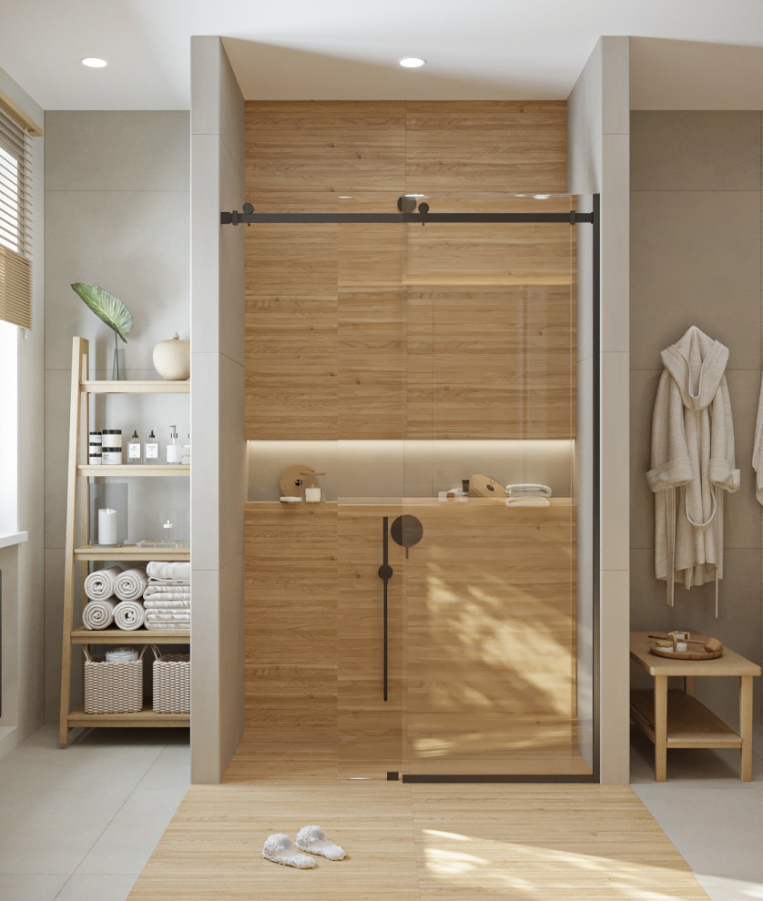 Душевая в загородном доме