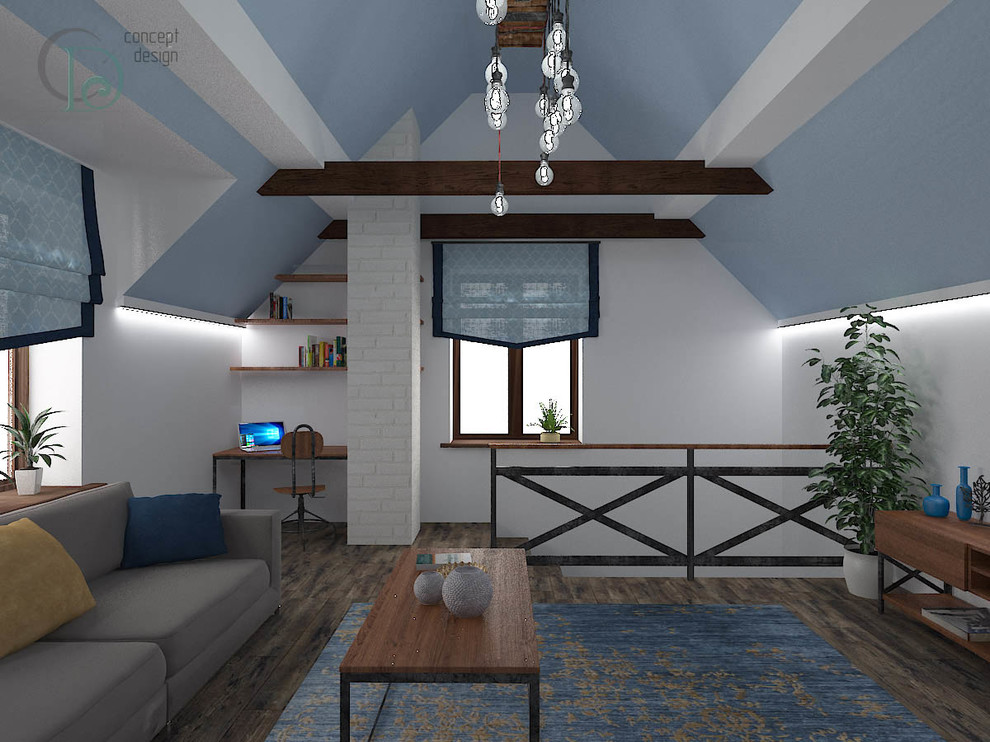 Яркий  смелый лофт