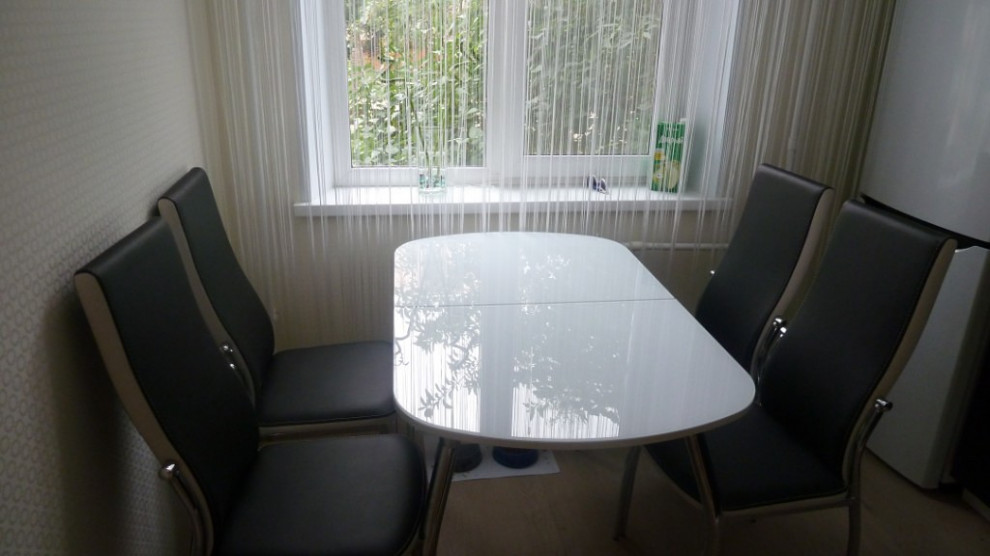 Нитяные шторы Nitiopt в текстильном интерьере