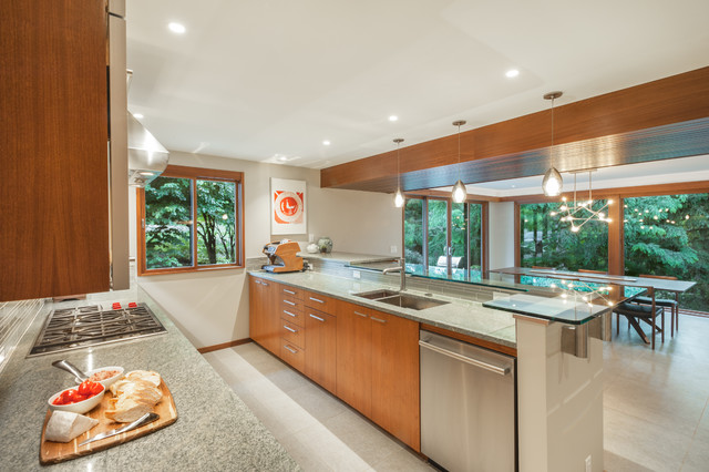 Chef S Kitchen Retro Kitchen Detroit By Studio Z Architecture