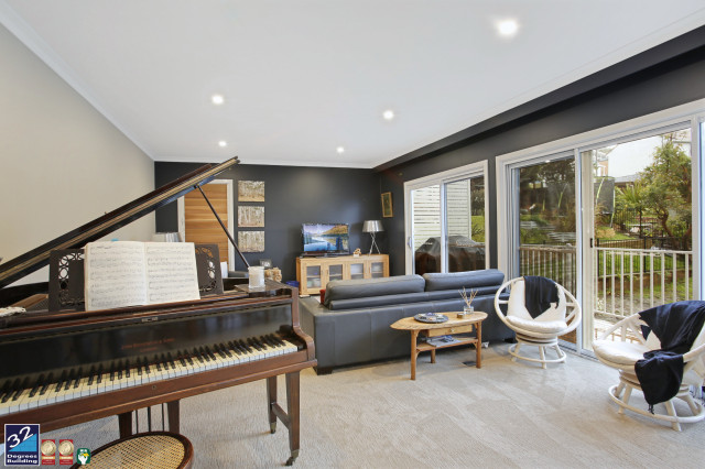 Custom Home - Coledale coastal-living-room