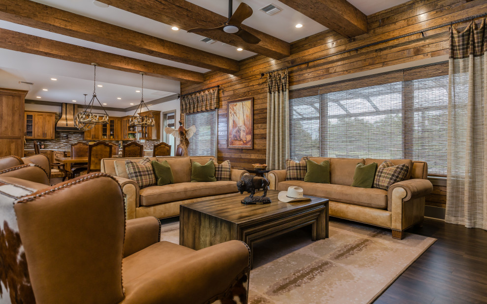 Living room - rustic living room idea
