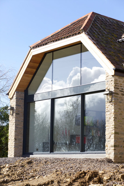 Barn Conversion, Somerset lantlig-fasad