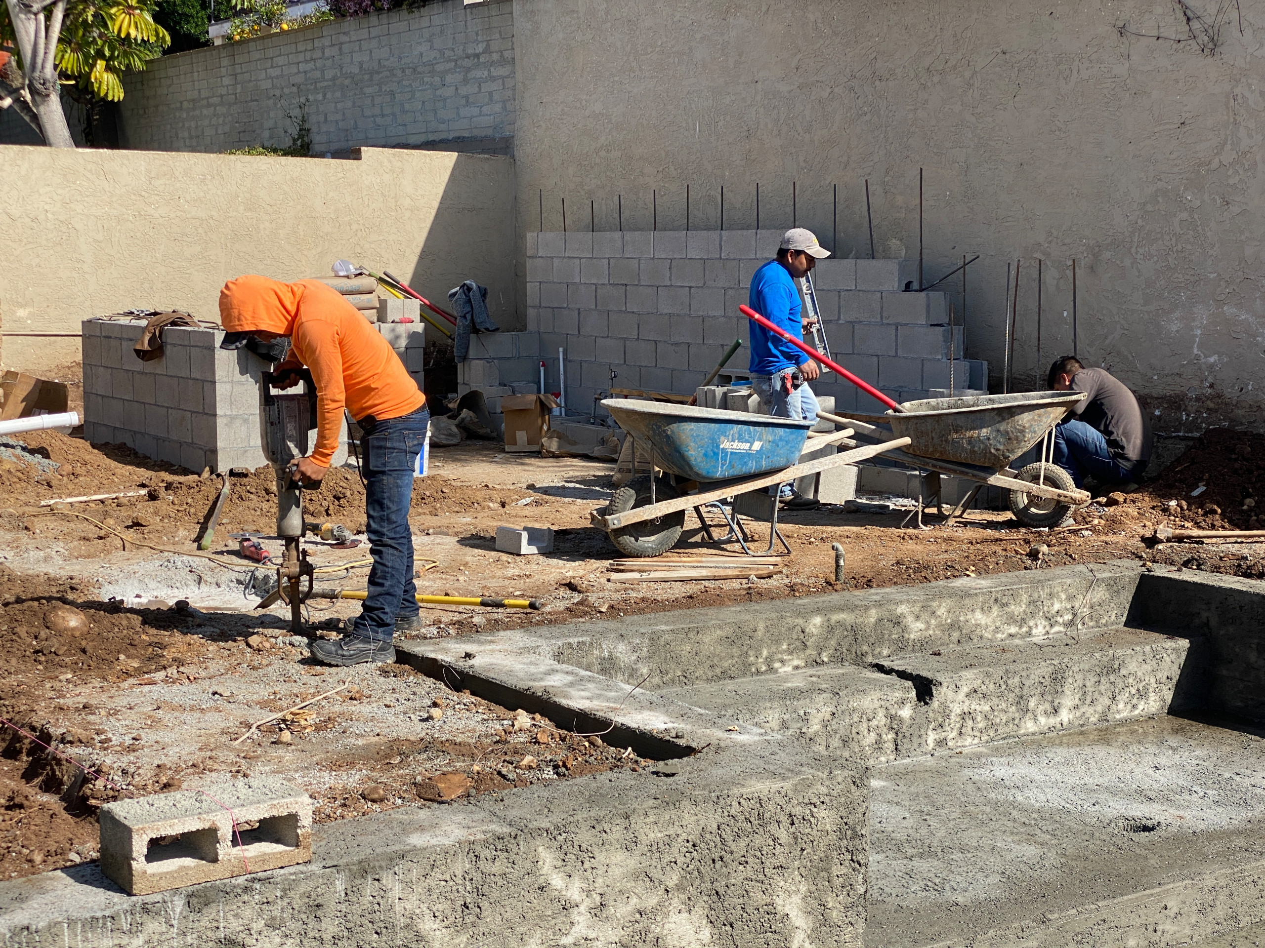 Building a New Pool & BBQ Island in Point Loma