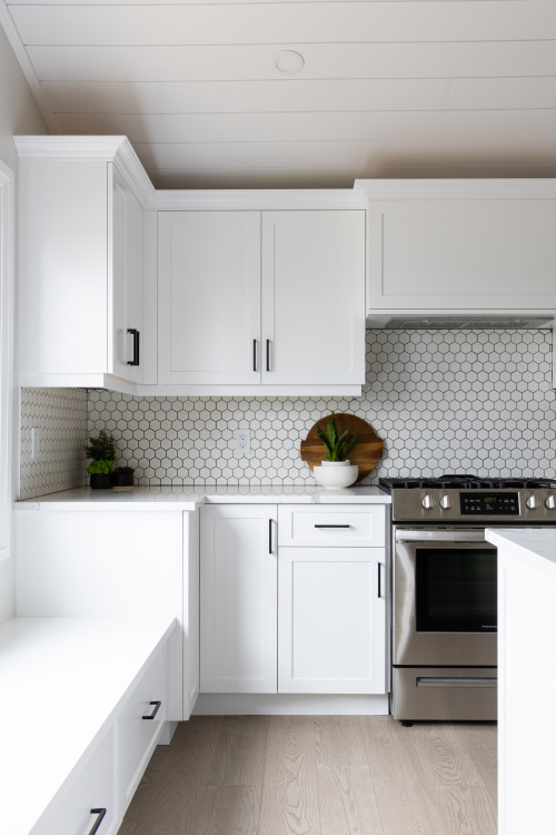 103+ White Backsplash Ideas - (Absolutely Stunning) White Tile Ideas!