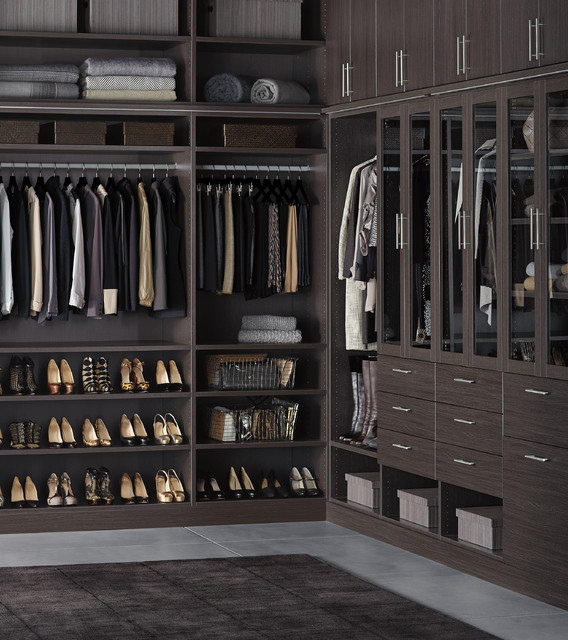 CUSTOM CLOSETS moderne-opbevaring-og-garderobe