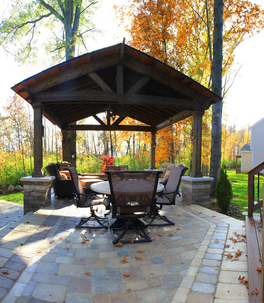 This is an example of a traditional patio in Indianapolis.