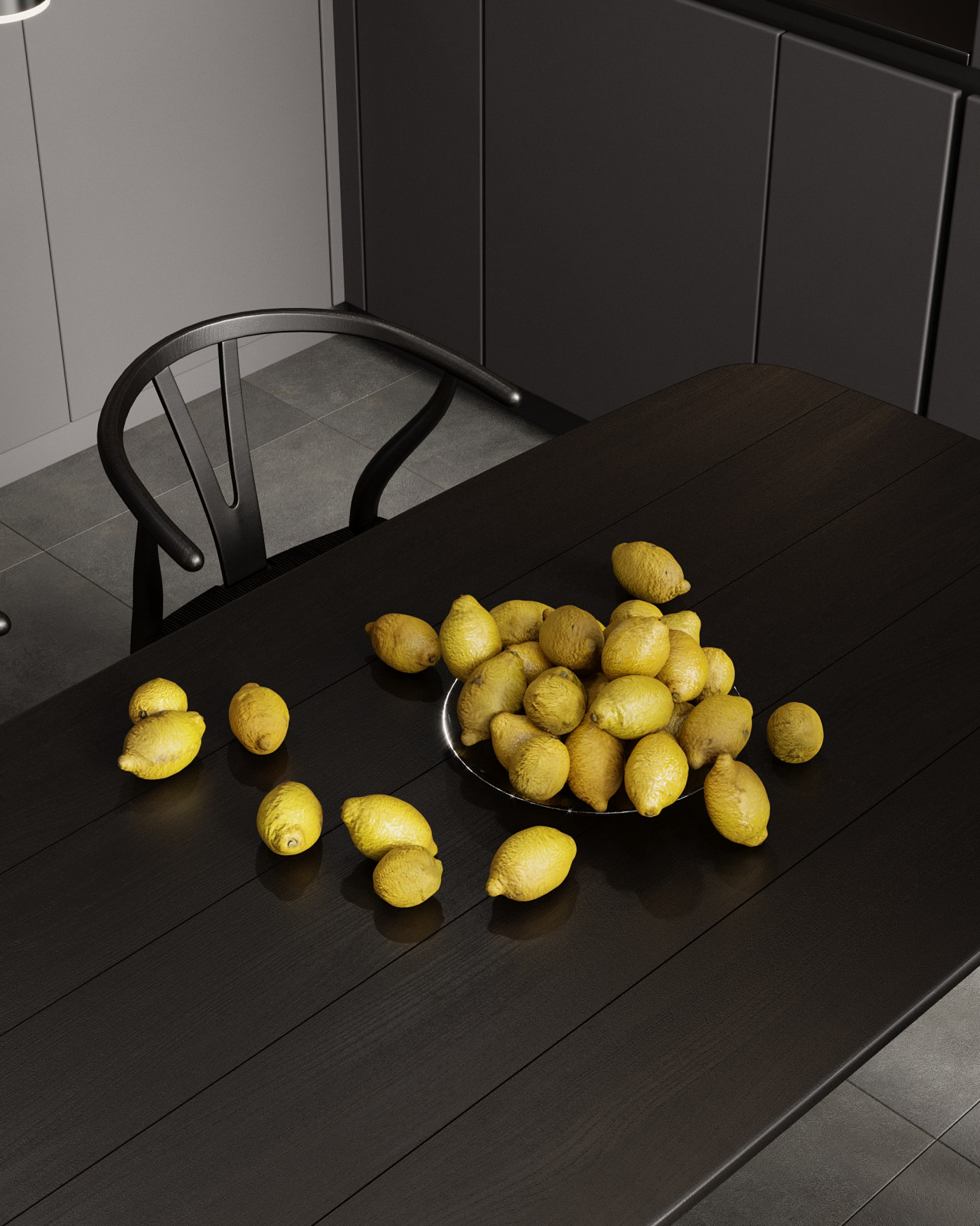 Брутальная квартира с элементами минимализма 65