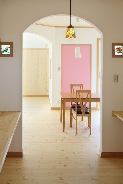 つながる家 campagne-salle-a-manger