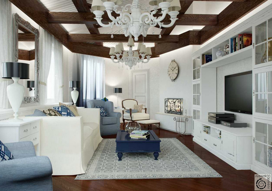 Дизайн интерьера гостинной