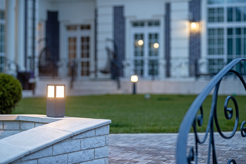 Ландшафтная подсветка участка в КП Миллениум Парк