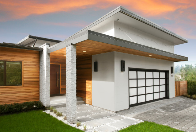 Custom Homes contemporary-exterior