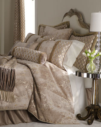 Dian Austin Couture Home Damask European Sham with Corded Edge