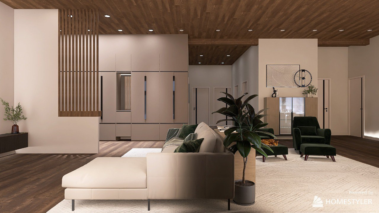 Кухня гостиная в частном доме