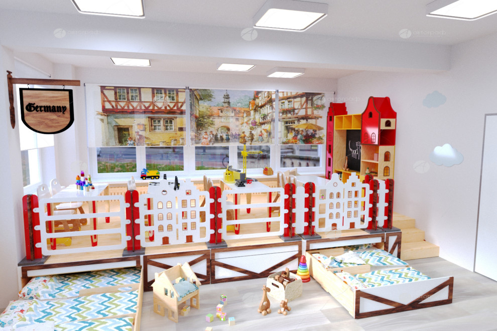 Дизайн-проект для дет сада группы "Германия"