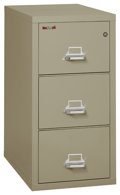 Fireking Fireproof Vertical File Cabinet 3 Letter Sized Drawers
