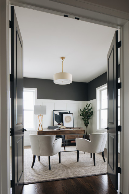 Board and Batten transitional-home-office