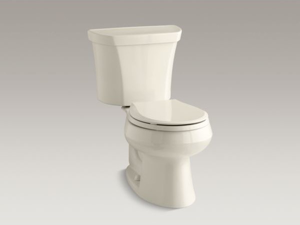 KOHLER Wellworth(R) two-piece round-front dual-flush toilet with Class Five(R) f