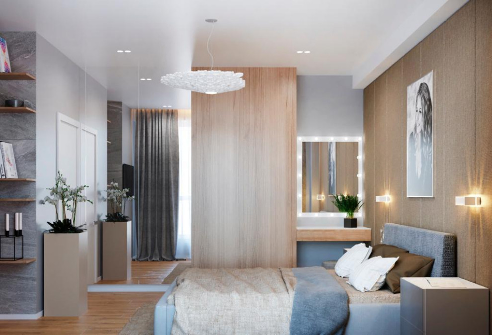 Дизайн проект квартиры в стиле "Минимализм" общей площадью 110 кв.м.