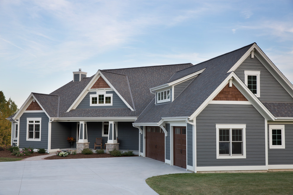 Town Hall Residence Craftsman Exterior Milwaukee by Highland