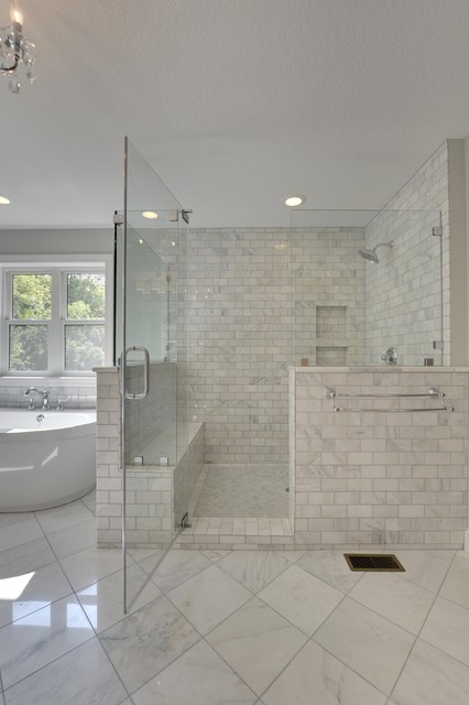 Custom home 58th transitional-bathroom