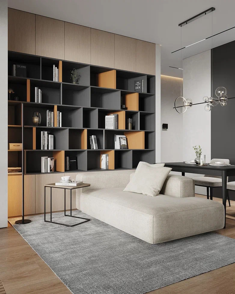 ЖК «Hide», квартира в стиле современный минимализм