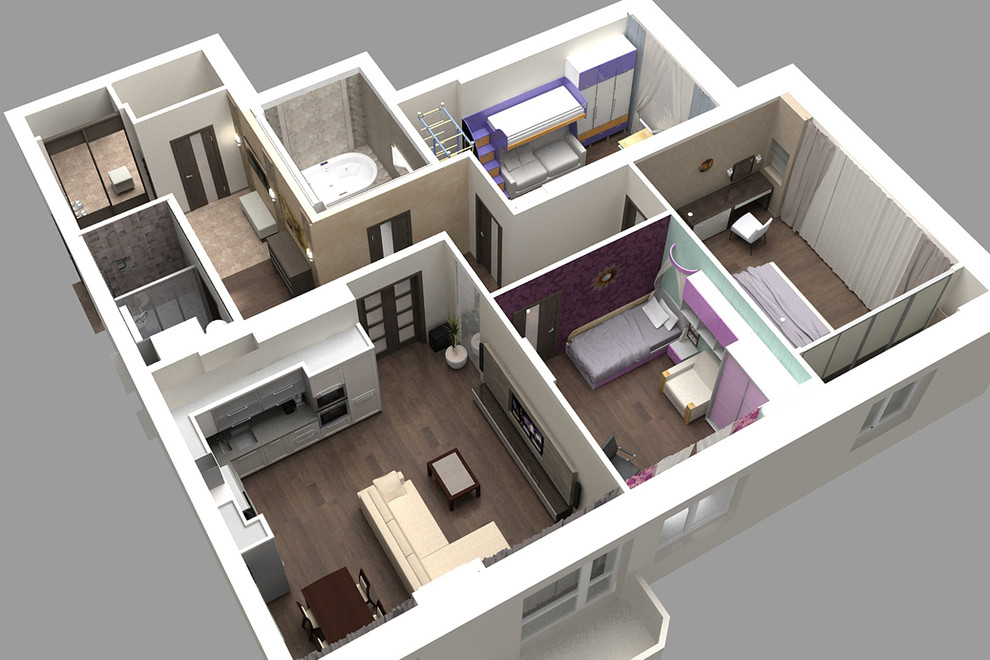 4-х комнатная квартира, 116 м.кв.