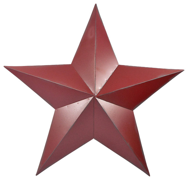 Large Red Barn Star Wall Decor Wall Sculptures By Cozy Cottage