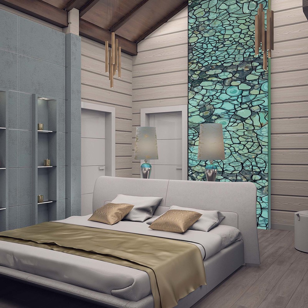 Дизайн интерьера деревянного дома 394 кв.м.