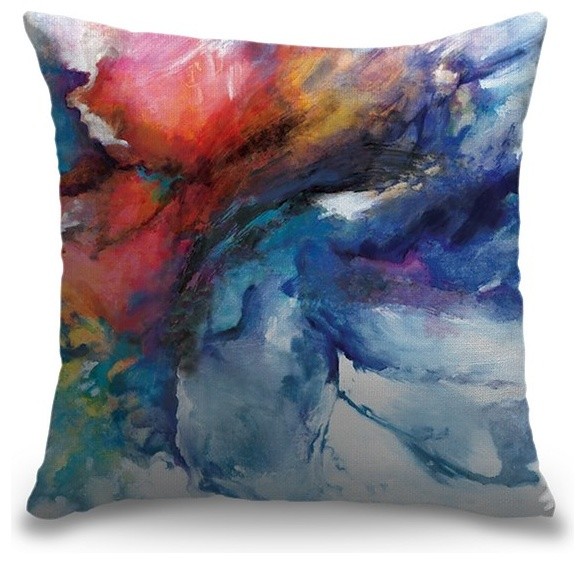 "Color Burst" Pillow 16"x16"