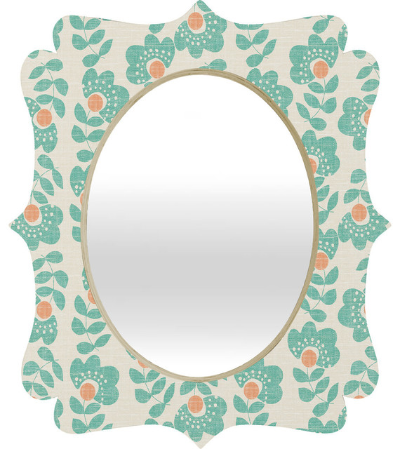 Turquoise Wall Mirror wendy kendall lovisa aqua quatrefoil mirror - contemporary - wall Turquoise Wall Mirror wendy kendall lovisa aqua quatrefoil mirror - contemporary - wall