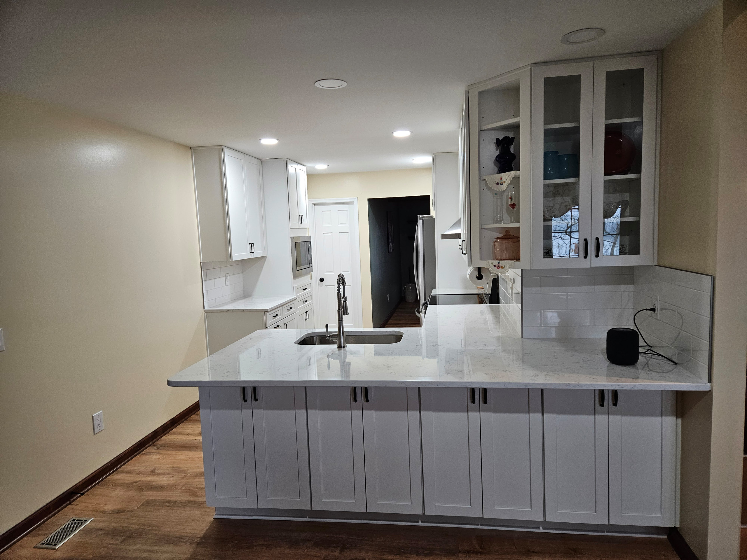 White Modern Kitchen Update